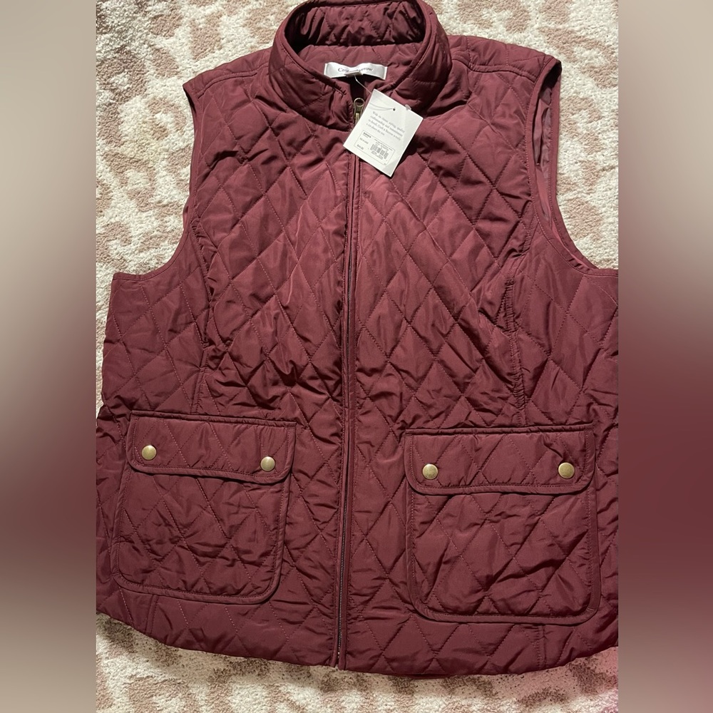 NWT Croft & Barrow Vest Sz XXL